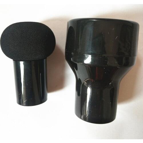 Black 1pc Makeup Foundation Sponge Cosmetic Puff Powder Smooth make up sponge with plastic cover