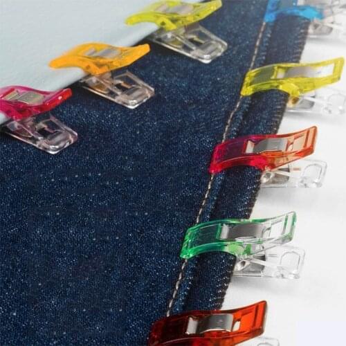 10PCS/lot Clover wonder clip Quilt tools patchwork sewing accessory Plastic Clips Clamps Fabric Craft Sewing Holder