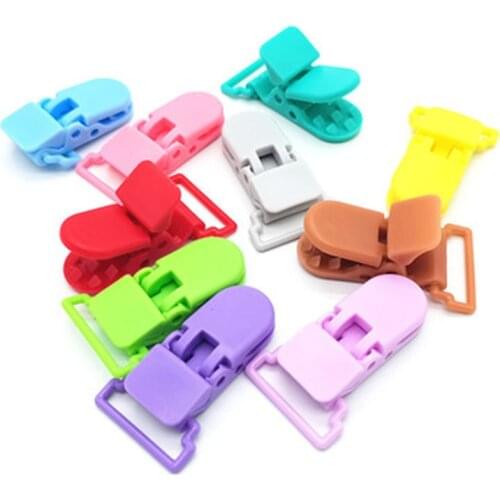 5pcs Plastic Baby Pacifier Clips Jewelry Making Pacify Soother Holder for Baby Feeding Accessories Tools Anti-lost Anti-drop
