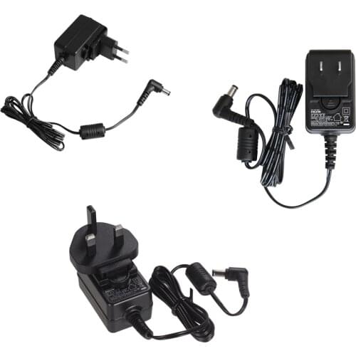 Power Adapter Corded Power Supply Charger for Effect Pedal Guitar Amplifier 9V DC 0.5A Low Noise Magnetic Ring UK US EU Plug