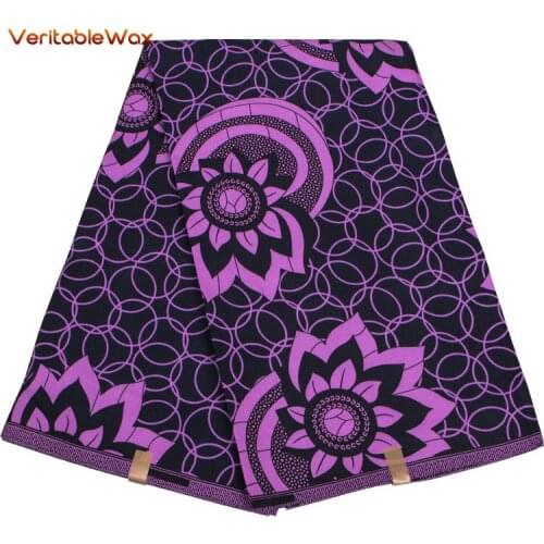 2020 Ankara African Polyester Wax Prints Fabric VeritableWax High Quality 6 yard African Fabric for Party Dress fp6396