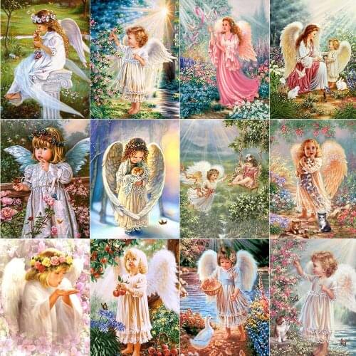 5D DIY Diamond Painting Angel Baby Brand New Mosaic Diamond Embroidery Mosaic Cross Stitch Bedroom Decoration Painting