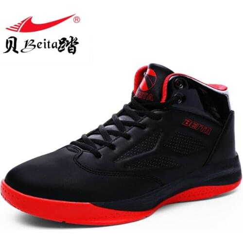 Beita 2019 plus size 45 Mens Basketball Shoes Anti-Skid wear resistant Athletic Basketball Boots Breathable Outdoor Sneaker