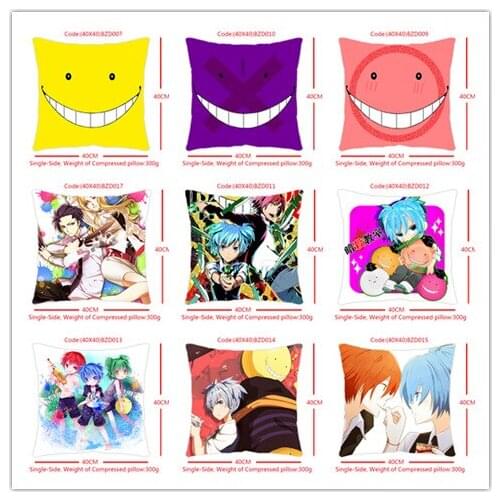 Assassination Classroom Anime Customized Pillow Case Home Bedroom Pillows Cover Cartoon Decorative Pillowcase Unisex New