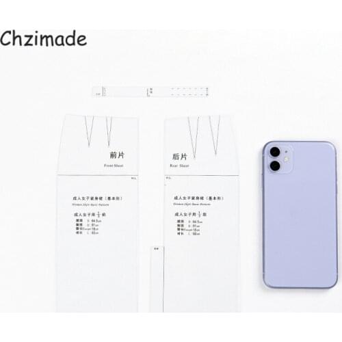 Chzimade 1:3 Tight Skirt Drawing Ruler Figure Drawing Template for Fashion Design Fashion Sketch Template Accessories