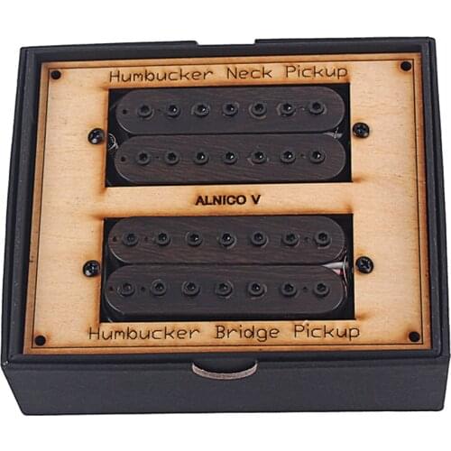 Premium Electric Guitar Pickups Humbucker Pickup Set, 7 Strings, Rosewood