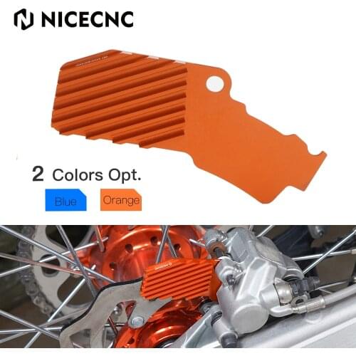 NICECNC Rear Brake Heat Sink Caliper Cooler Protector For KTM 125-530 200 250 300 350 450 EXC EXCF XC XCF XCW SX SXF XCWF 08-21