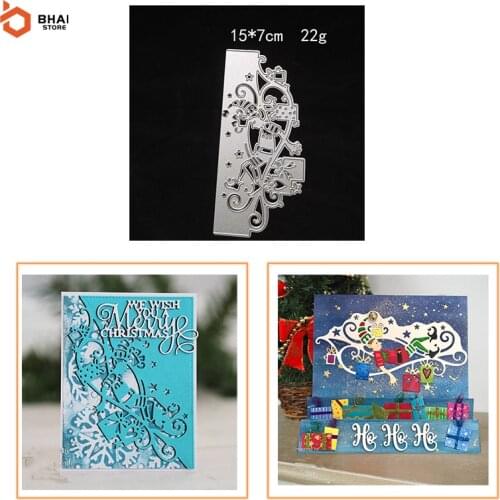 New Design Christmas Lantern Lace Metal Cutting Dies Cut Decoration Scrapbook Paper Card Embossing Decor Craft 2021