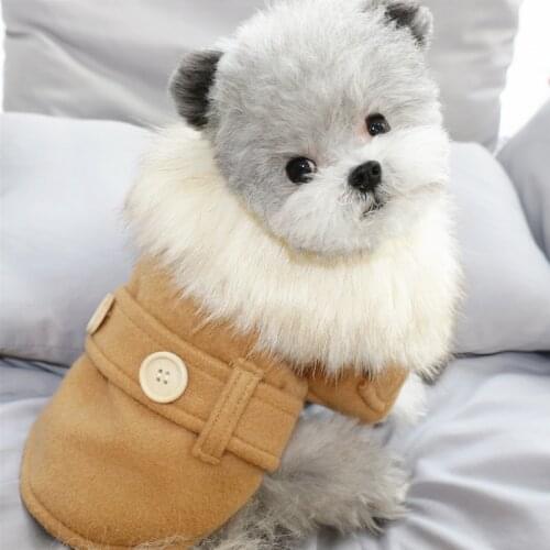 Pet Clothes Winter Dog Jacket Cat Chihuahua Yorkie Clothes Poodle Bichon Pomeranian Schnauzer Pet Coat Outfit Garment Dropship