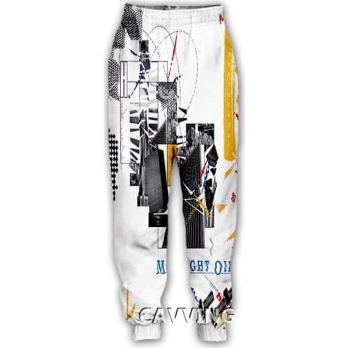 CAVVING 3D Printed Midnight Oil Band Casual Pants Sports Sweatpants Straight Pants Sweatpants Jogging Pants Trousers