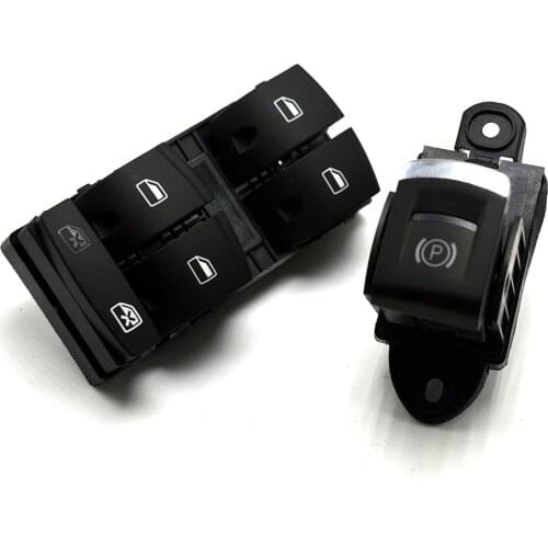 Master Power Window Control Parking Brake Switch Button Console For AUDI A6 S6 C6 RS6 Allroad QUATTRO # 4F0 959 851 4F1 927 225C