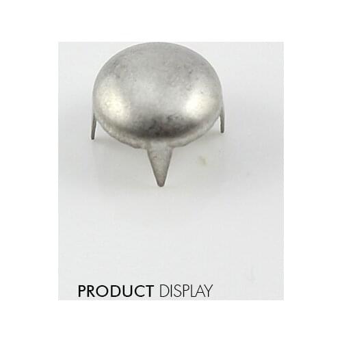 Craft Metal Silver 4 Studs Prong Cone Spike Spot Tack Nailhead Rivets 9mm Sew On Leather Cloth Bag Sewing Supplies1000pc/K222