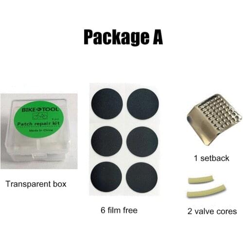 Bicycle Repair Fix Kit Protection Mend Bike Tire Repair Set Inner Tube Patching Tyre Filler Glue Free Patch Kit