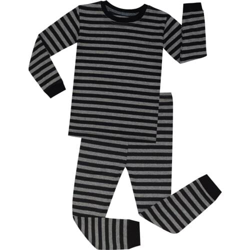 TINOLULING boys girls striped pajamas kids christmas deer dinosaur sleepwear children cars airplane pijamas baby pyjamas for 1-8
