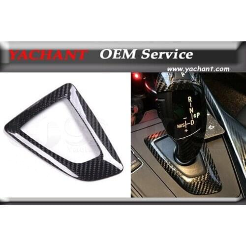 Car-Styling Carbon Fiber Gear Surround Cover Trim RHD Fit For 2012-2015 F20 F22 F30 F35 F34 GT F32 Gear Surround Cover RHD