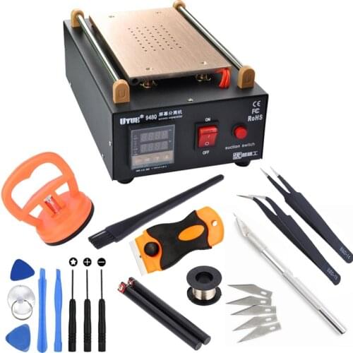 UYUE 948Q Built-in Pump Vacuum Glass LCD Screen Touch Screen Separator Machine Max 7 inches Mobile Phone Disassemble Repair Tool
