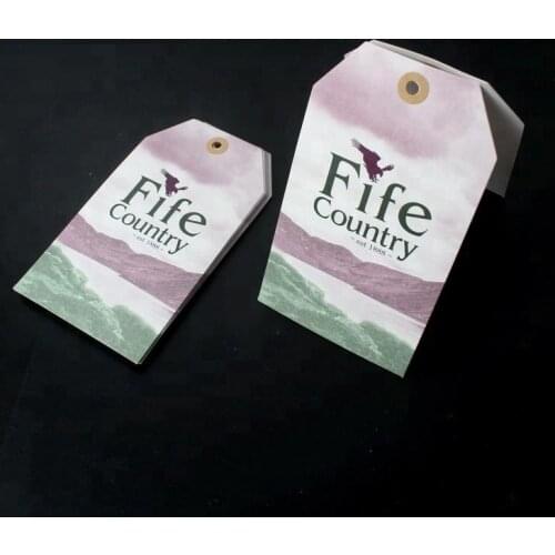 High Quality Customized Printed Labels Cardboard Paper Hang Tags for Garments
