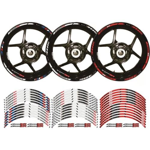 High quality motorcycle wheel decals waterproof Reflective stickers rim stripes For BMW S1000XR BMWS1000XR BMW S 1000XR