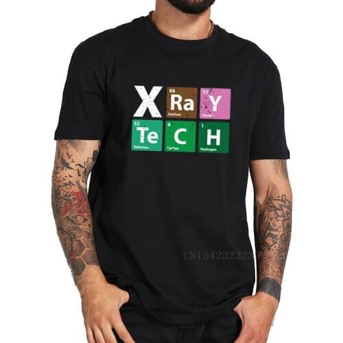 Funny Radiologist T Shirt Radiology CT Tech Rad Technologist X-Ray Periodic Table Tshirt 100% Cotton Tees Tops