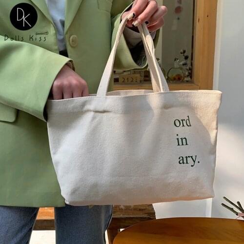 Womens Canvas Handbag Female Cute Cartoon Puppy Mini Tote Bag Ladies Eco-Friendly Sundries Bag Mobile Phone Purses for Girls