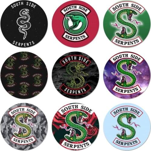 South Side Serpents Icons Pins Badge Decoration Brooches Metal Badges For Clothes Backpack Decoration