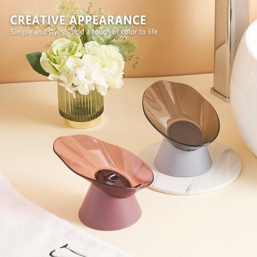 1pc Creative Soap Box Drain Rack Soap dish Vertical Multipurpose Soap sponge Storage Portable for Home bathroom kitchen bedroom