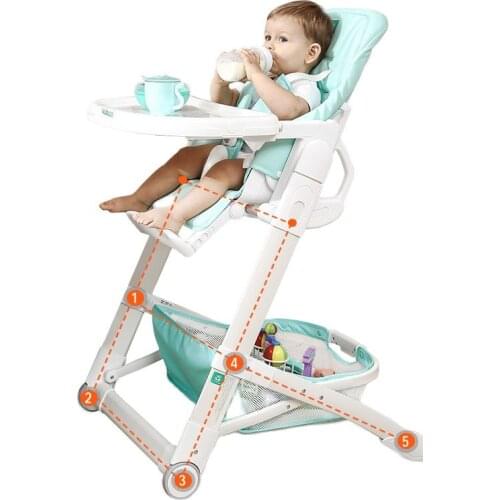 2020 new no need to install 6 months baby dining chair multi-function collapsible portable double stable childrens dining chair