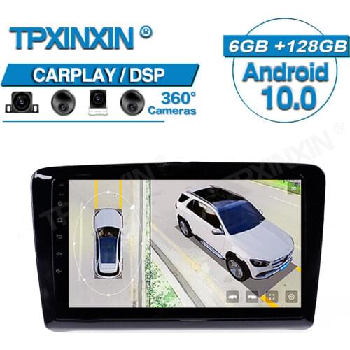 Android 10 For VW Santana 2012-2017 Car Radio 360 HD Auto Surround View Camera Car Multimedia Player Stereo Radio GPS Navigtion