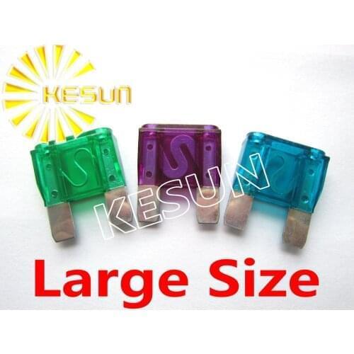 20A 30A 40A 50A 60A 70A 80A 100A 120A 32V Large Size Auto Fuse Car Boat Motorcycle Blade Fuses ROHS x 100PCS