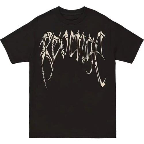 Skull Black Heavyweight 100% cotton T-shirt