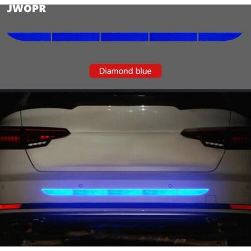 90*3.5cm Car Reflective Tape Safety Scratch-resistant Warning Strips Trunk Body Decoration Stickers Auto Parts for Bnw for Kia