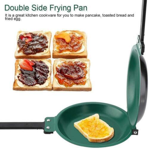 Double-sided Frying Pan Non-Stick Barbecue Cookware Kitchen Tools