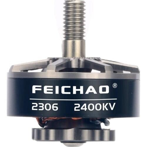 Feichao 2306 Brushless Motor Grey 2400KV 3-4S Motor for 210 250 280 300 FPV Racing Drone Quadcopter Multirotor RC Toys