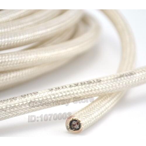 HIFI HI-END Audiophile Audio RCA cable Four-core silver plating bulk cable