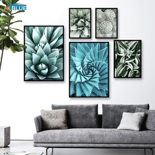 Canvas Art Leaves Poster Nordic Green Plants Posters And Prints Wall Art Canvas Painting Wall Picture For Living Room Home Decor