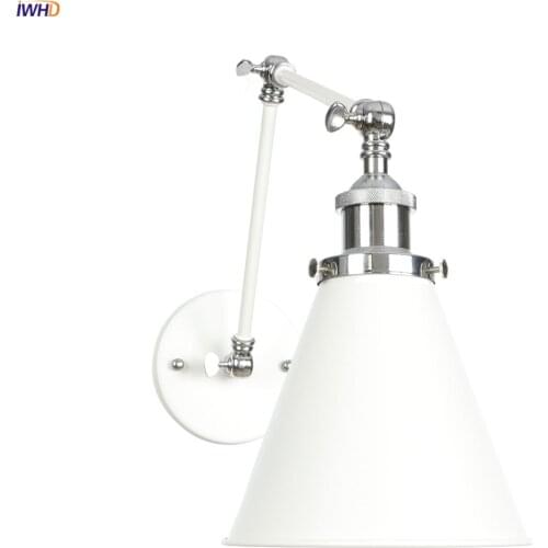 IWHD Adjustable Loft Style Retro LED Wall Lights Fixtures Wandlampen Industrial Edison Wall Sconce Applique Murale Luminaire