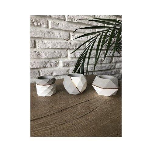 Design Concrete Pot Pcs Set Set