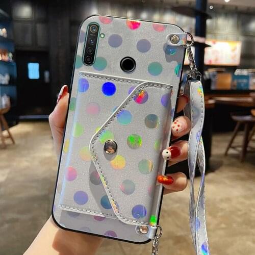 Strap Chain Wallet leather Cover For Realme 6i 5i C15 C3 X2 XT X50 Case OPPO A93 A73 A55 A53 5G Reno 4Z 5 4 Pro Phone Flip Case