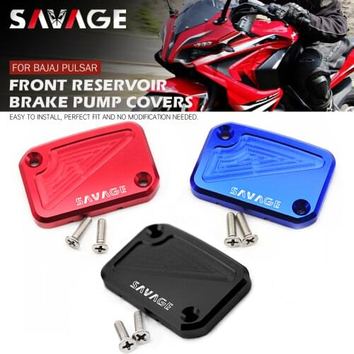 Front Brake Reservoir Cover For Bajaj Pulsar 200 NS/RS/AS/F 180 150 Dominar 400 Motorcycle Accessories Oil Fluid Cap 200NS 200RS