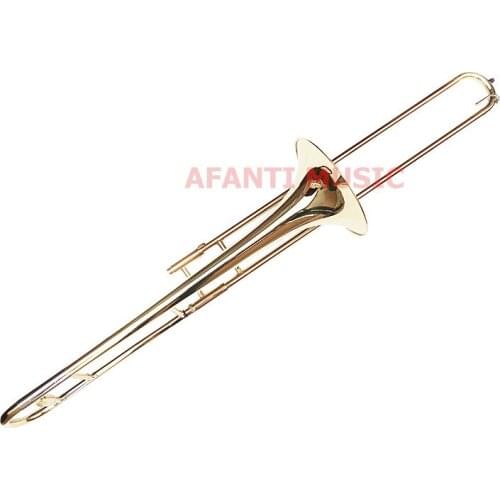 Afanti Tenor Falling Tune B Brass Body Gold Lacquer Trombone (ATB-127)