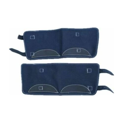 WWII WW2 GERMAN AIRFORCE LW BLUE CANVAS LEGGINGS PUTTEE GAITERS MILITARY REPRO Collection World Military Store