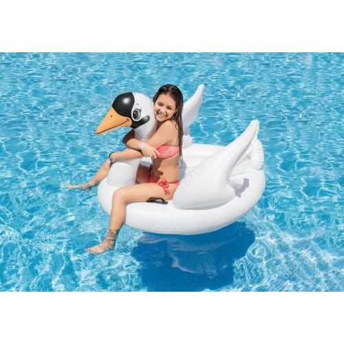 Intex Swan Ride On float Summer Toys for Children and gift inflatable theme party fun swimming gear toys water splash