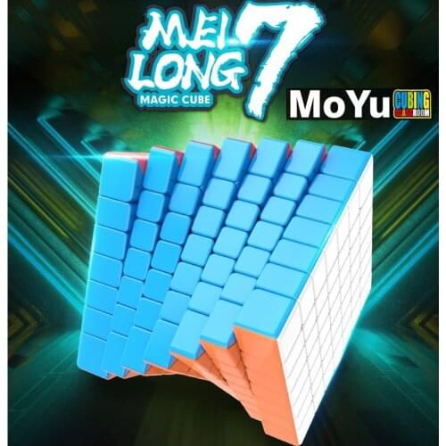 MOYU 7x7x7 Magic Cube 7x7 Speed Cubing Classroom Meilong 7 Maze Puzzle 7-Layers Magico cubo Educational Toys for Children MF8864