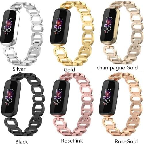 Metal watch strap For Fitbit Luxe Watch Band For Fitbit Luxe Stainless Steel Bracelet Loop Smart Watch Accessories for women