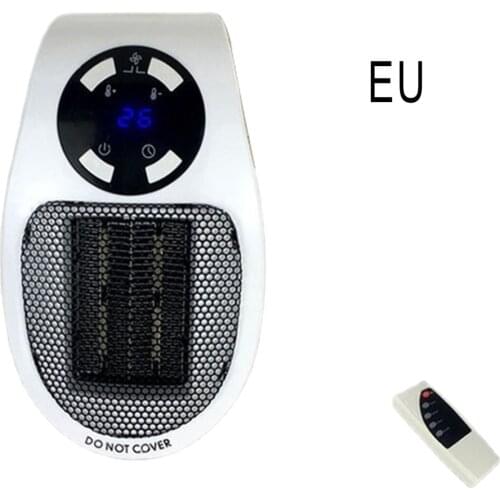 Mini Heater Portable Electric Space Heater Home Office Desktop Hot Air Heater Remote Quick Heat Thermostat