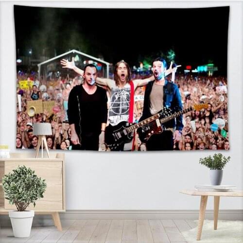 30 Seconds To Mars Wall Tapestry Home Decorations Wall Hanging Forest Tapestries Home Birthday Party Decoration 140x250CM