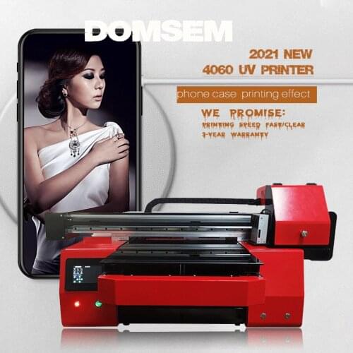 Domsem 2021 New Arrival 5040 Machine For Print Flatbed UV Printer For Phone Case Wood PVC Card