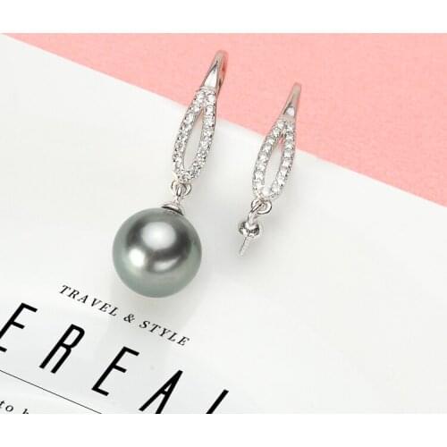 Wholesale Hot Cheap Earrings Mountings Accessories Findings Jewelry Settings Parts for Pearls Beads Stones Agate Coral Crystal