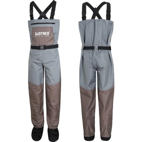 1PCS Chest Waders 3 Ply Breathable Waterproof Fishing Wading Pants Waders Overall Clothes For Men and Women Size S/M/L/XL/XXL