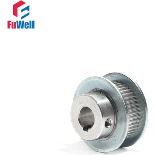 Timing Belt Pulley with Keyway S2M-54T 8/10/12/14/15mm Bore Toothed Gear Pulley S2M 54Teeth Aluminum Alloy Synchronous Pulley